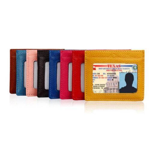 Skinny Mini RFID Safe Universal Minimal Wallet - Image 11