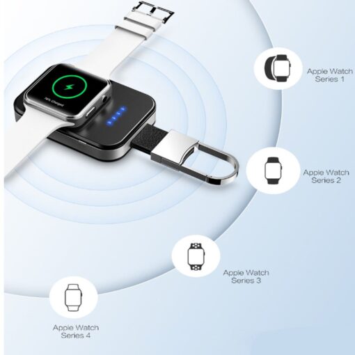 Apple Watch Wireless Charger Power Bank On Key Chain - Image 11