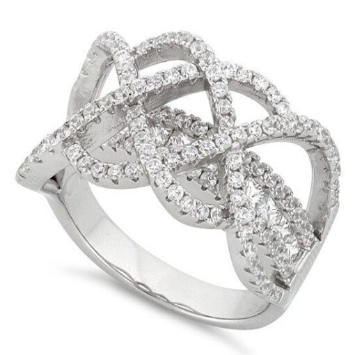 Ring Ceremony Double Infinity 2 In 1 CZ Ring - Image 12