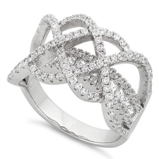 Ring Ceremony Double Infinity 2 In 1 CZ Ring - Image 11